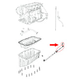 Transom Drain Plug Tether Assembly Kit for Mercury Mercruiser - 862827