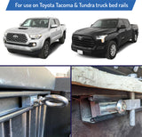 Truck Bed Deck Rail T Slot Nut Screw Kit Compatible with Toyota Tacoma & Tundra