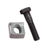 Cale et boulon de serrage de jante de roue pour remorque de construction Lowboy 