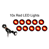 Red 1" LED Clearance Marker Trailer Marker Signal Light - Automotive Authority