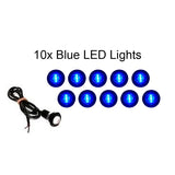 Blue 3/4" LED Clearance Marker Trailer Marker Signal Light - Automotive Authority