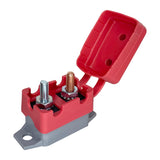 5A-50A - 12V - 24V Automatic Reset Circuit Breaker with Cover Stud Bolt for Automotive, Marine, Trailers