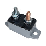 Disjoncteur à réinitialisation automatique 5A-50A - 12V - 24V avec goujon de couvercle pour automobile, marine, remorques 