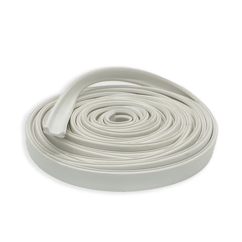 thumbnail image 2 of White RV Marine Camper Vinyl Trim Molding 3/4 X 25 Feet - Flexible Screw Cap Cover For RVs & Trailers 2 of 4