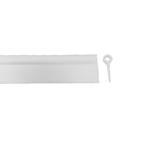 1/4" WHITE Hollow Bead Welt Gimp Vinyl Trailer RV Cabinet Wall Corner Trim 0.25 - Automotive Authority