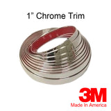 Chrome Trim Molding w/ 3M Adhesive - SAMPLE PIECE - Automotive Authority