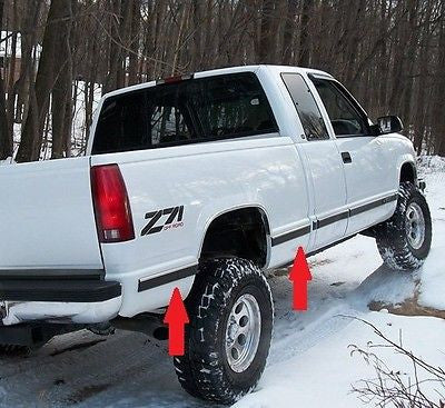 Trims Express Stainless Steel Rocker Panel Trim For 1995-1999 Chevy Tahoe 4Dr – 8pc Kit, Chrome Mirror Finish