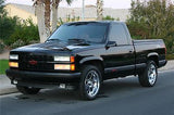 1992-1998 GMC Suburban BLACK Side Body Trim Molding 2.5" Wide - Automotive Authority