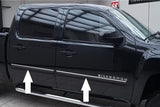 2007-2013 Chevy Silverado Chrome Side Door Trim Molding - Automotive Authority