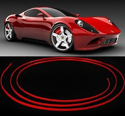 Red Trim Molding For Interior Speakers Gauges Dashboard – Automotive ...