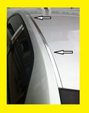 2010-2013 Mazda 3 Chrome Roof Top Trim Molding Kit - Automotive Authority