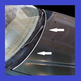 Universal Chrome Hood Trim Lip Edge Trim Molding - Fits all Models - Automotive Authority