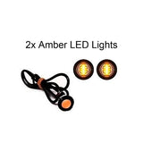 Amber 3/4" LED Clearance Marker Trailer Marker Signal Light - Yellow - Automotive Authority
