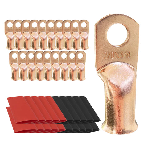 Battery Lugs, Copper Wire Lugs, Heavy Duty Battery Cable Ends, Tubular ...