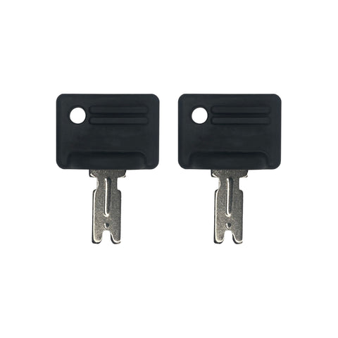 Ignition Key for Forklift Caterpillar Crown Clark Yale Hyster Gradall Gehl Komatsu - 107151-002, 166, 6T-2663, 1430, KM31166P, 7738-4578, 91033317, A214062, 51335040, 186304, 090-32025, 090-32026