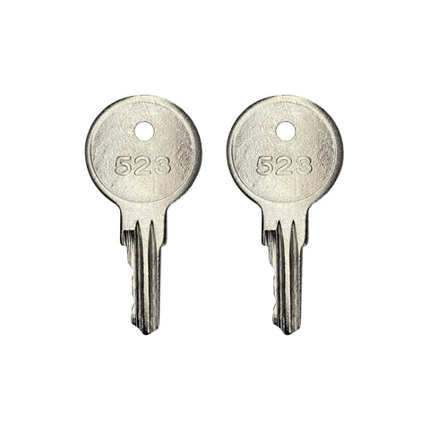 Ignition Keys Replacement For Snorkel, Cole Hersee Lift & Boom, Kawasaki Mule - 8030044, 523