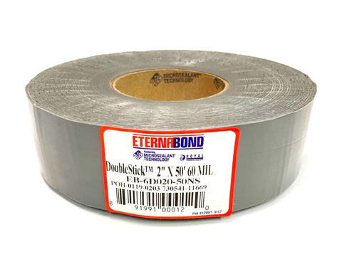2" x 50' Eternabond DS-2-50 Doublestick Putty Tape Lap Sealant Repair Tape - Automotive Authority