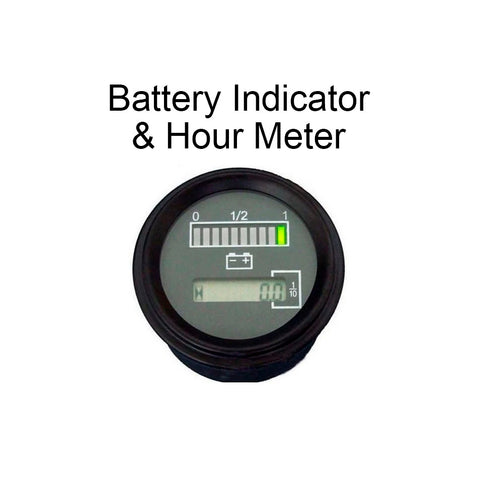 36V LED Battery State Charge Indicator Meter with Hour Meter Function 36 Volt - Automotive Authority