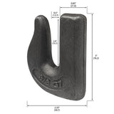 3/8" Weld On Grab Hook Bucket Trailer Tractor Rigging Chain Clevis G70
