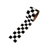Mini Cooper Black/White Checkered Vinyl Stripes Side Rocker Panel Stripes - Automotive Authority