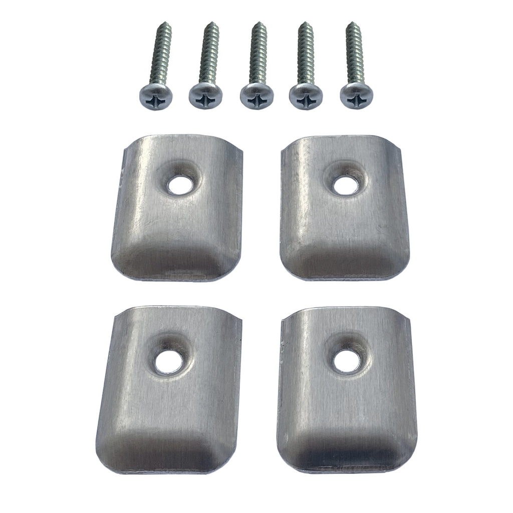 Aluminum RV Camper Trailer Aluminum Extrusion Flat End Cap for Vinyl T