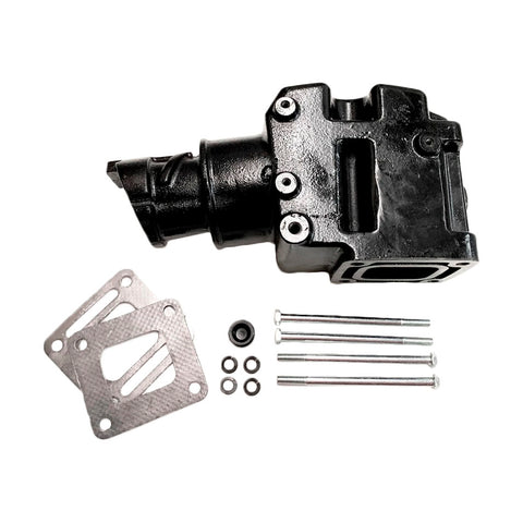 4" Exhaust Riser Elbow for MerCruiser # 8079882A, 807988Q03, 807914A1, 51140, 44354A3, 44354A9, 44354A10 - Automotive Authority