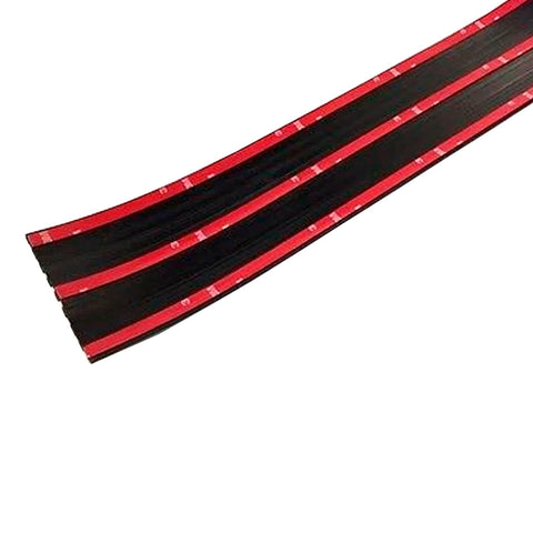 Brickyard Automotive Non-Slip Running Board Tread Trim – 5ft X 1in – Black With 3M Adhesive