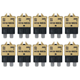 Manual Reset ATC/ATO Circuit Breaker Fuse 5A-30A for Automotive Marine Boat Car Truck RV Audio Battery Protection | Low Profile