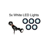 White 3/4" LED Clearance Marker Trailer Marker Signal Light - Automotive Authority