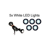 White 1" LED Clearance Marker Trailer Marker Signal Light - Automotive Authority