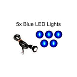 Blue 3/4" LED Clearance Marker Trailer Marker Signal Light - Automotive Authority