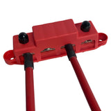 4 Post Power Distribution Block Bus Bar Pair with Cover - 250 Amp Rating – Marine Bus Bar, Automotive, and Solar Wiring – Battery Terminal Distribution Block