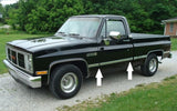 1973-1987 GMC C/K Truck Suburban Chrome Side Body Trim Molding 2.25" Wide - Automotive Authority
