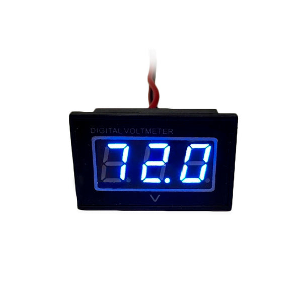 Voltmetro Digitale LED 12V-72V Per Auto, Moto, Barca – Indicatore Batteria Universale, DC 6-100V