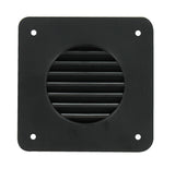 Battery Box Louver Cover Plate BLACK - RVs Camper Trailer Motorhome Repair 4.25" - Automotive Authority