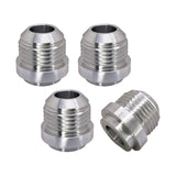 AN3-AN20 Weld On Bung Aluminum Male Flare Weldable Fuel Tank Fitting Thread Hose Adapter Connector