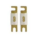 Ceramic ANL Fuse 50-500 amp 32V Gold Plated Fuses For Auto Marine Stereo Audio Video 2 pack