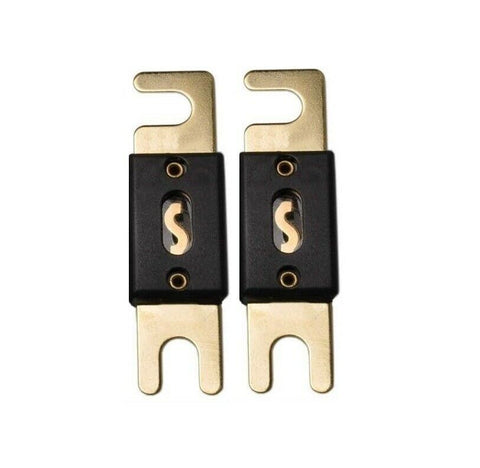 ANL Fuse 30-600 amp 32V Gold Plated Fuses For Auto Marine Stereo Audio Video 2 pack - Automotive Authority
