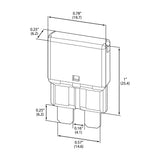 Disjoncteur ATC/ATO à réinitialisation manuelle, fusible 5A-30A pour automobile, bateau, voiture, camion, RV, Protection de batterie Audio | Profile bas 