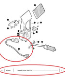 Accelerator and Brake Pedal Switch For EZGO RXV Golf Cart 607605, 610668, 606711 - Automotive Authority