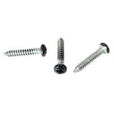 #8 x 1" Black Pan Head Metal RV Screws | Phillips Drive | 1 Inch RV Interior/Exterior Screws | Factory Finished Look