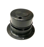 Plastic Attic Plumbing Vent Cover BLACK 1 1/2" to 2-1/2" Pipe Diameter RV Trailer - Automotive Authority