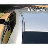 2017-2020 Hyundai Elantra Black Carbon Fiber Roof Top Trim Molding Kit