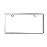 CHROME MIRROR THIN BORDER LICENSE PLATE FRAME - Automotive Authority