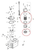 Fuel Filter Kit For MerCruiser - 35-8M0093688, 35-866171A01, 35-892665, 18-7977 - Automotive Authority