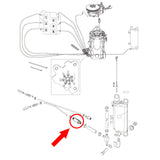 In Line Oil Filter Replacement For Mercury MerCruiser Quicksilver 75-200 HP SportJet Outboard - 875284T01, 875284, 35-875284T01