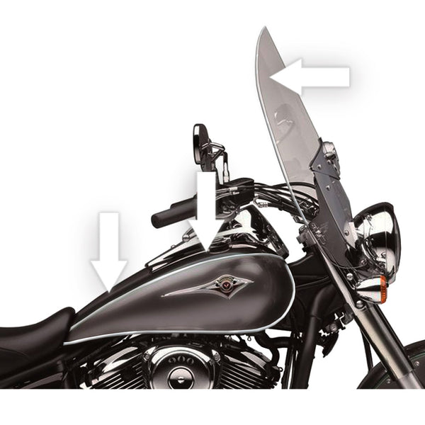 5 Ft Chrome Edge Protection Trim Kit For Motorcycles - Gas Tank, Fenders, Windshield