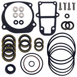 Lower Unit Gearcase Seal Kit Replacement For Johnson Evinrude OMC Mallory GLM E-Tec 75, 90, 115, 150, 175, 200, 225, 250 HP - 5006373, 5000411, 439141, 18-8384, 18-2623, 396353, 396354, 0437752, 0437753, 9-74106, 87600