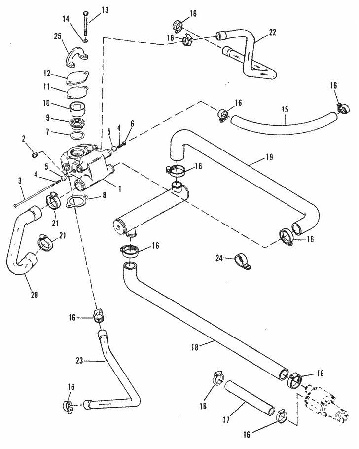 Quicksilver 806871Q サーモスタット Oリングガスケット　並行輸入品 Quicksilver 806871Q Thermostat O-Ring Gasket, MerCruiser, 4.5L \u0026 6.2L
