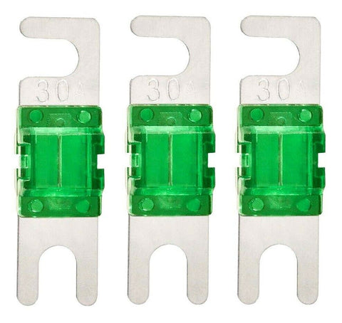 Mini ANL Fuse 20-150 Amp 32V AFS Fuses For Auto Marine Stereo Audio Video 3 Pack - Automotive Authority